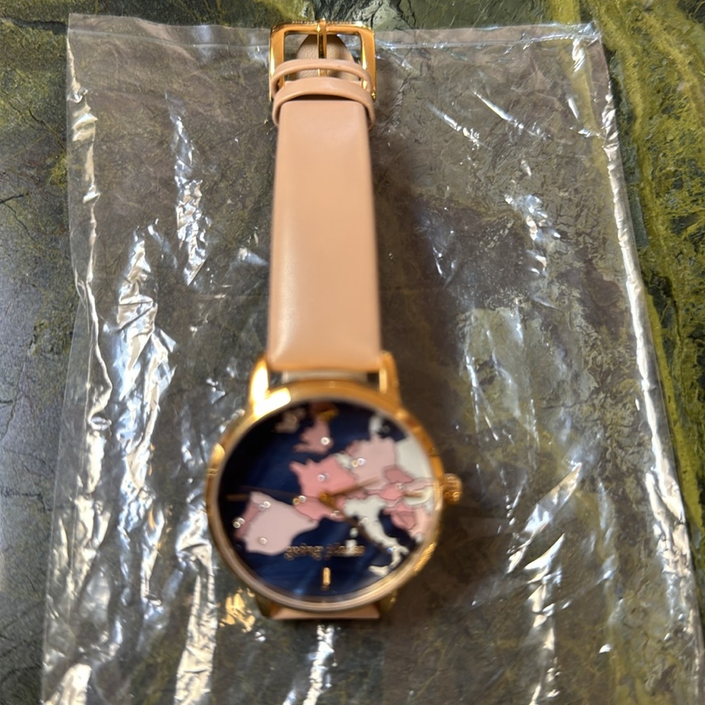 Kate Spade Watch Going Places Europe Map NEW - Picture 9 of 11